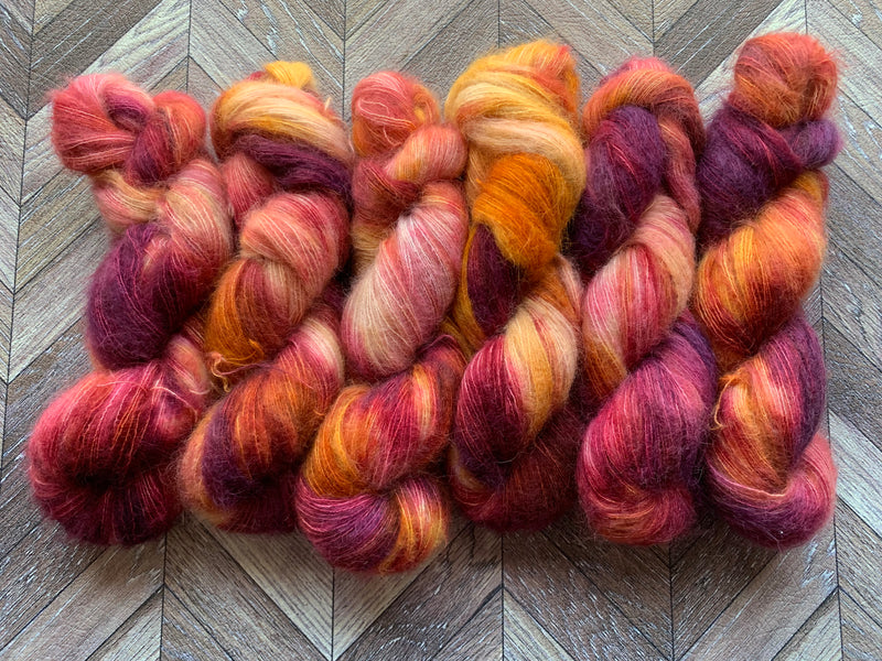 Suri Silk Fluff - Peaches & Plums