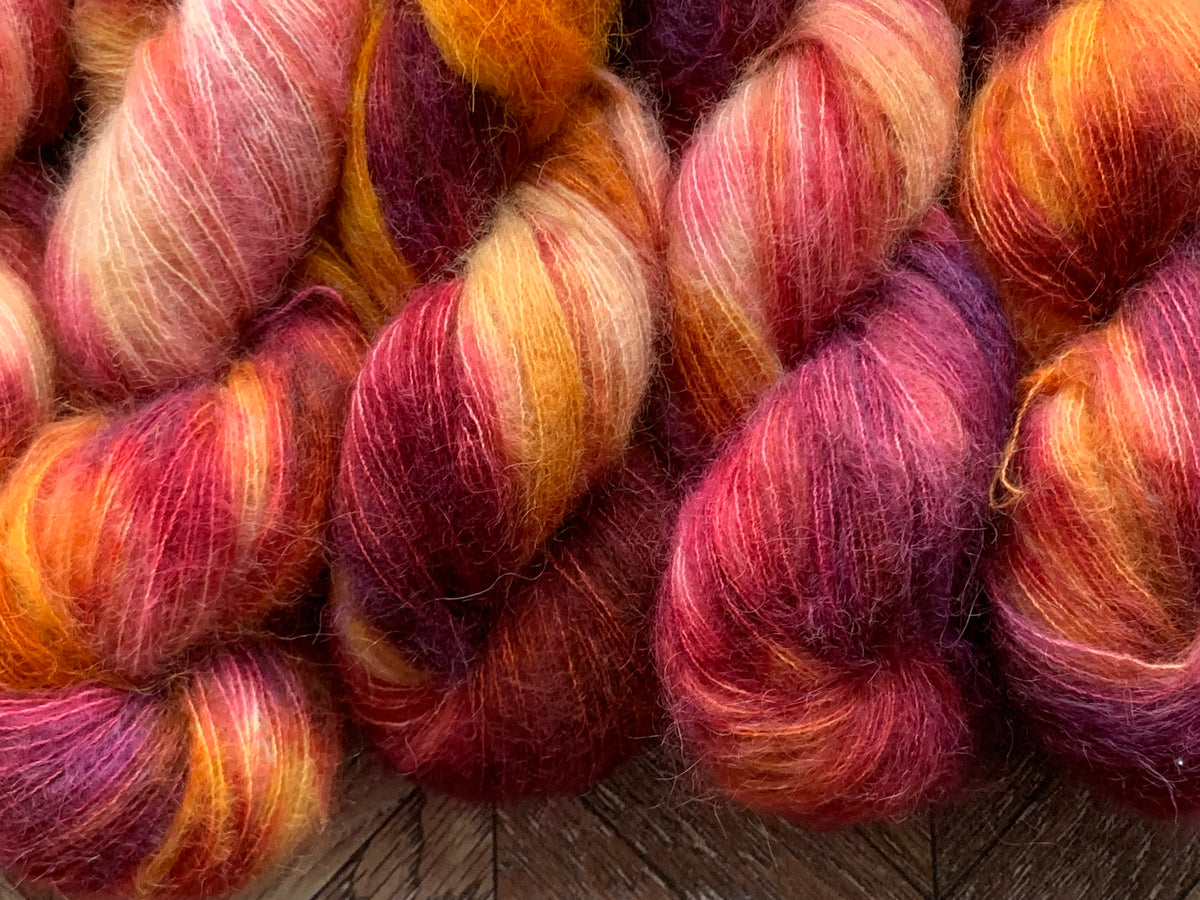 Suri Silk Fluff - Peaches & Plums