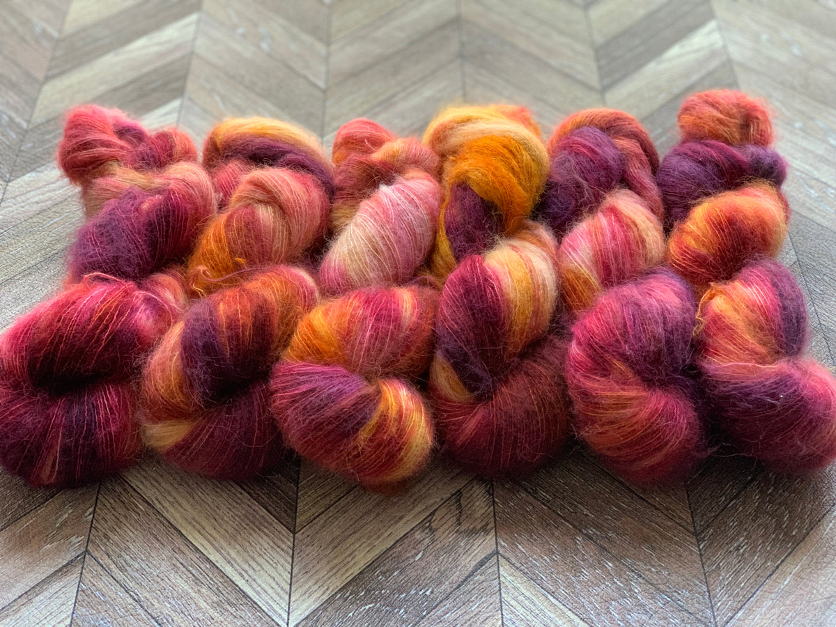 Suri Silk Fluff - Peaches & Plums