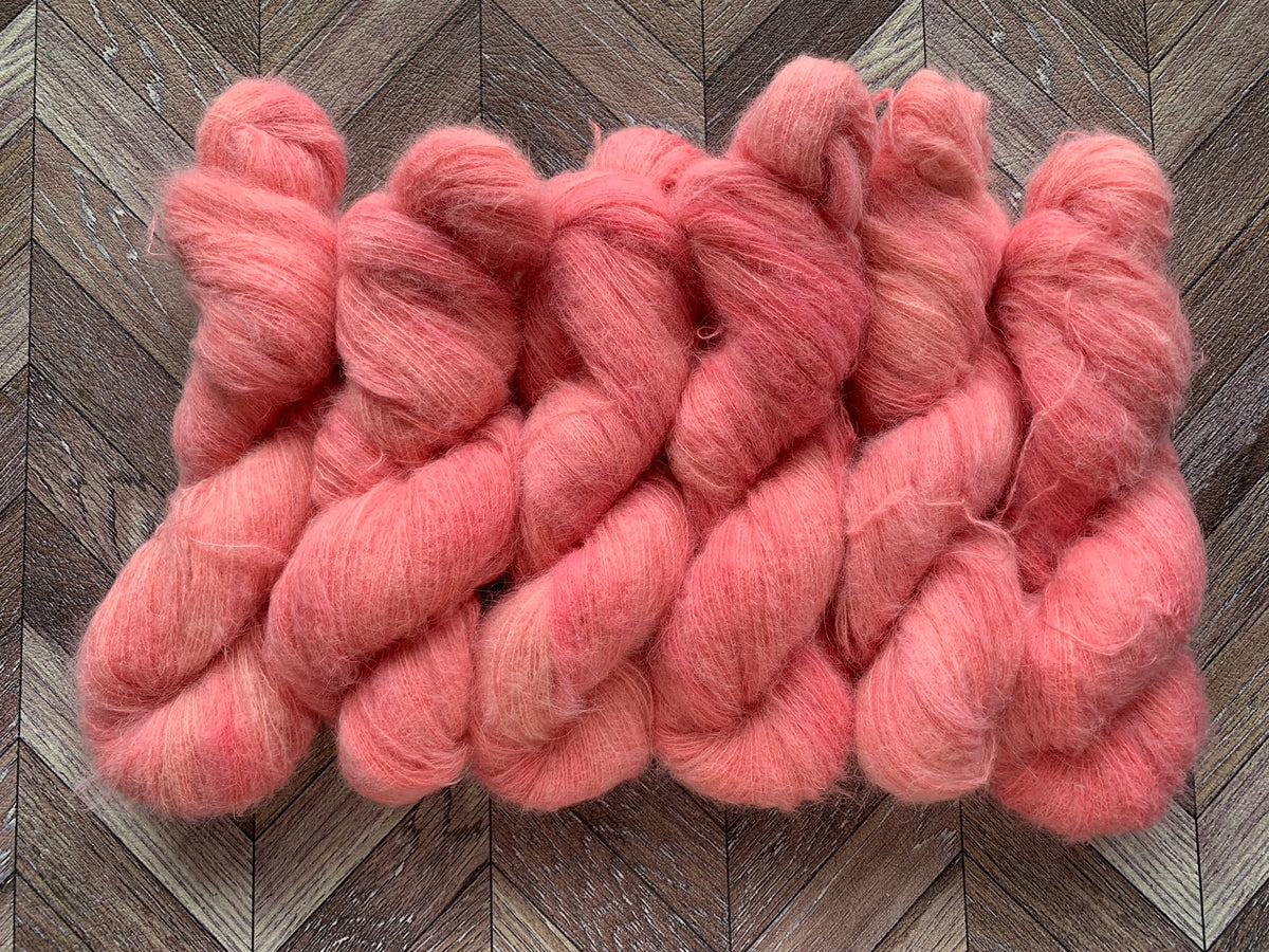 Suri Silk Fluff - Ticked Pink