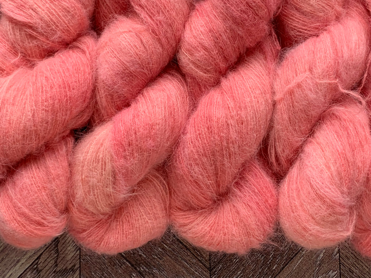 Suri Silk Fluff - Ticked Pink