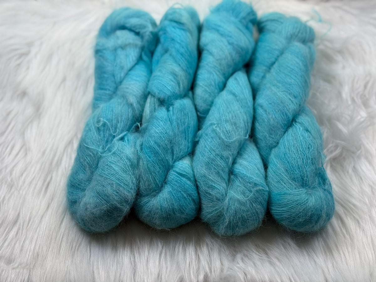 Suri Silk Fluff - Turquoise Veil