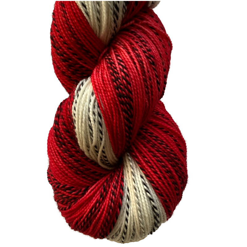 Santa Red Sock Marl Holiday 2023